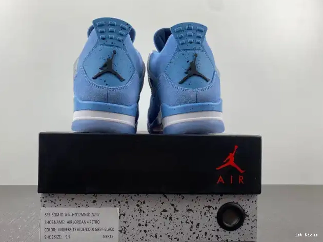 1st Kicks 4 (PE) HO12MNJDLS247 Retro Jordan UNC 0615